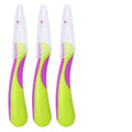 RJLCTH 3 Pcs Seam Rippers for Sewing, Green Rubber Grip - color: Green