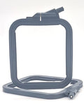 Nurge Square Embroidery Hoop - Plastic Cross Stitch Frame for Needlepoint & Embroidery - Adjustable Craft Hoop - Anthracite - No:1 (X Small) - color: Anthracite, size: No:1 (X Small)