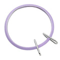 YYANGZ Metal Spring Tension Embroidery Hoop Embroidery Tension Shed, Cross Stitch Hoop, Cross Stitch Hoop, Darning Hoops (Purple)