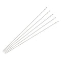uxcell 50Pcs Beading Needles Fine Thin Long Straight Sewing Embroidery Threads Stainless Steel 3.15 Inch 0.4mm Wire Diameter - size: 80mmx0.4mm
