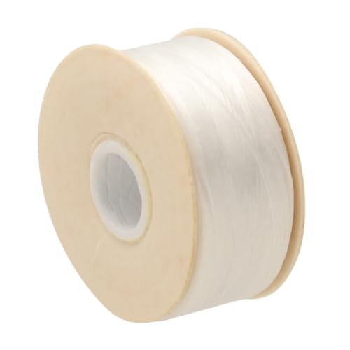The Beadsmith Nymo Thread, Made of Nylon - size: Size 00, 0, B, & D, style: White
