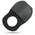 Toprank Leather Thumb Guard for Wood Carving - Premium Full Grain Leather Finger Protector, Handmade Carpenter Carving Kit Accessory (Black) - color: Black