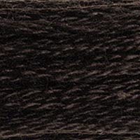 DMC 117-3371 Mouline Stranded Cotton Six Strand Embroidery Floss Thread, Black Brown, 8.7-Yard