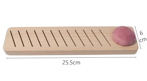 Lampstop Bobbin Rack for Embroidery Floss Beech Wood Floss Organizer (Rectangle) - color: Rectangle