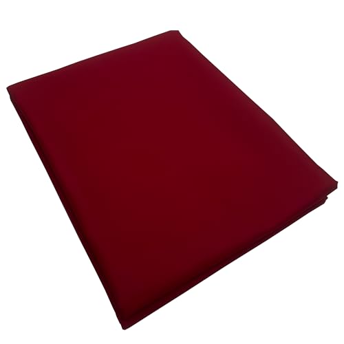 Cotton Quilting Fabric by The Yard for Sewing Width 64" Dark Red 1 Yard - color: Darkred, size: 1Yard