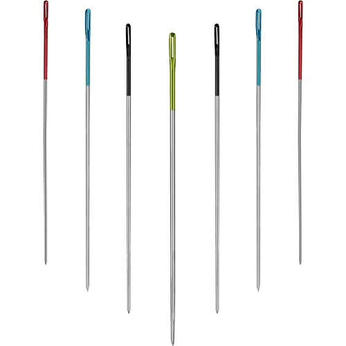 SINGER Crewel Needles in Dial Compact, Assorted Sized Sewing Needles, Sizes 9, 10, 11, 12, Set of 24