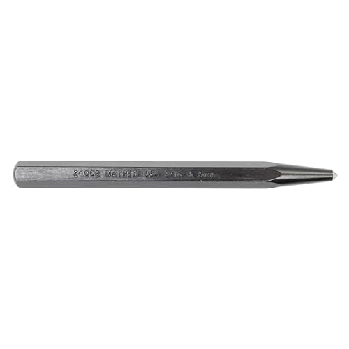 Mayhew Tools 62215 Center Punch, 4-Piece Set, Black Oxide Finish - size: 4-Piece Set