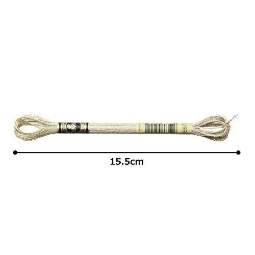 DMC Light Effects Embroidery Floss - 8.7yd - 6/Pkg - Beige (E677) - color: Beige (E677)