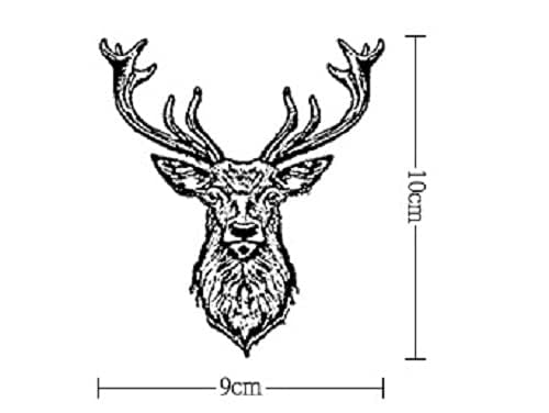 Embroidered Iron on Patches Applique, Deer Patches - color: Deer