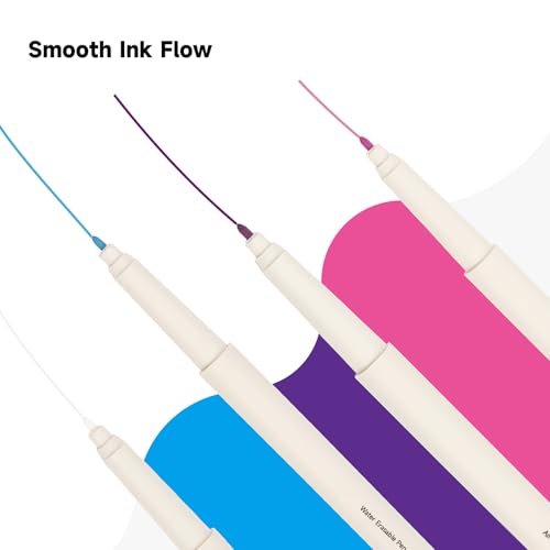 KEARING Pink Air Erasable Fabric Marker - Disappearing Sewing Pen 1-7 Days - style: EAP10(Air-Pink)