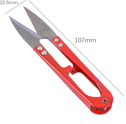 UCEC 24Pk Thread Cutter Snips, Mini Sewing Scissors for Crochet Embroidery - color: 24pack Red+blue+navy Blue