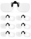 Copkim 6 Pairs Clip-On Reading Glasses, Flip-Up Blue Light Blocking - color: Classic Color