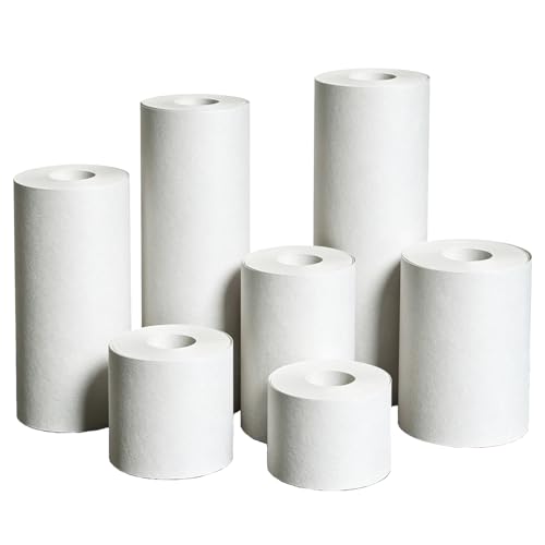 Tear Away Cutaway Embroidery Stabilizer Backing，Cuttable Stabilizer for Embroidery Machines, White, Multiple Sizes 6" 8" 10" 12" x 55 Yds - color: 6''×55yd roll
