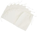PALTERWEAR 100% Cotton Drawstring Bags 10‑Pack 8x10 Lightweight 70 GSM Muslin Pouch Set | Reusable Gift, Craft, Pantry, Travel Storage | Double Drawstring (Natural Beige, 8 x 10 Inches) - size: 8 x 10 Inches
