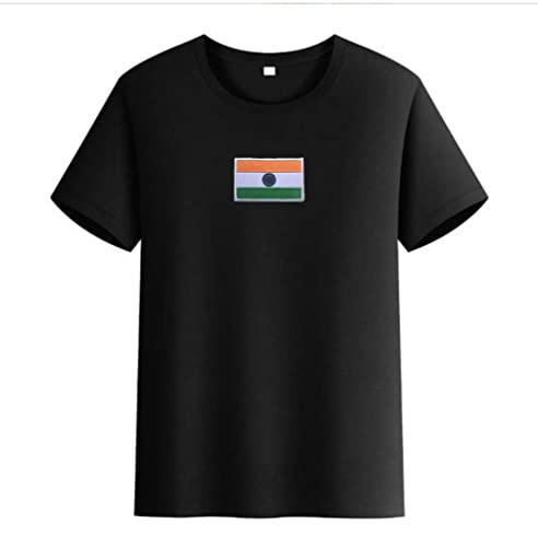 2 PCS Asia Flag Patches Hook and Loop Fastener Embroidered Tactical Military National Asia Patch (India) - color: India