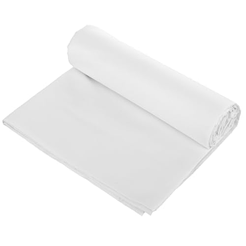 100% White Cotton Fabric 3 Yards 59 Inches Wide Cotton Quilting Fabric by The Yard, Soft Embroidery Muslin Fabrics for Sewing Material Apparel Cloth - color: White, size: 3 Yards