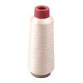 Cream Ivory Off White Sparkle Metallic Threads Machine Embroidery - 5000 Yards per roll - color: cream white
