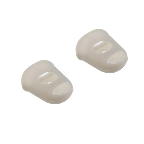 Xiaoyztan 30Pcs Gray Silicone Guitar Finger Protectors - color: Gray, size: S