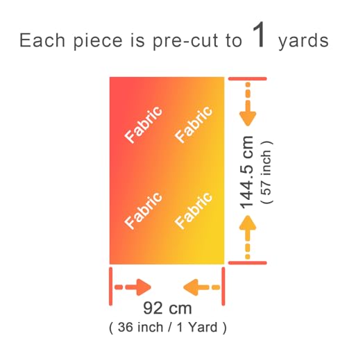 1 Yard White Lightweight Cotton Broadcloth Fabric by the Yard, 3.7 oz - color: White, size: 1 Yard