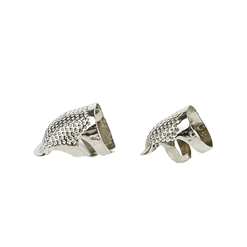 Tsnamay Silver Adjustable Thimble Hand Sewing Repair Needlework - color: Silver