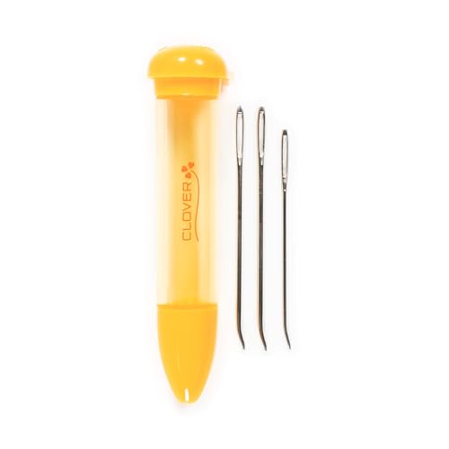 Clover 3121 Tapestry Needle Set Chibi, Bent Tip , Beige - size: 1 Count (Pack of 1)