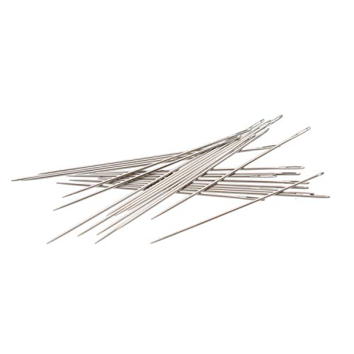 John James Short Beading Needles, Size 10, Pack of 25 - size: #10 Short - 25 Needles