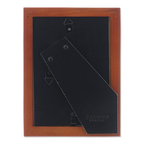 Lawrence Frames Estero Collection, Chestnut Wood 4 by 6 Picture Frame - color: Chestnut, size: 4x6