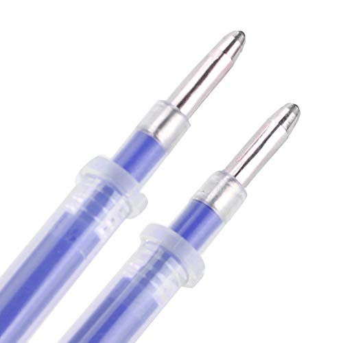 100pcs Heat Erasable Pen Refills, 100pcs Blue High Temperature Disappearing Pen, Heat Erasable Marker Tailoring Accessories for Dressmaking Tailors Sewing Quilting Tool