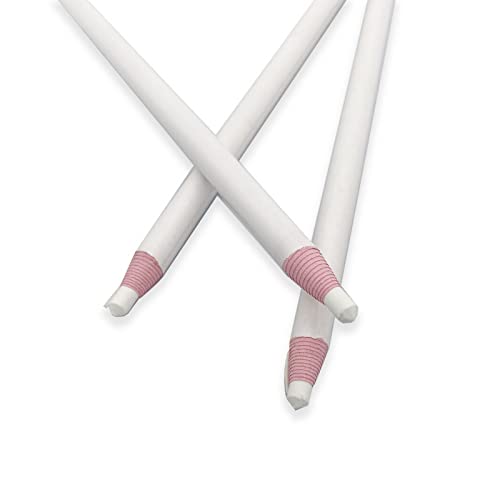 Sewing Mark Pencil 6PCS White Invisible Erasable Fabric Pencils For Leather Cut Marks Student Drawing Tailor Marks