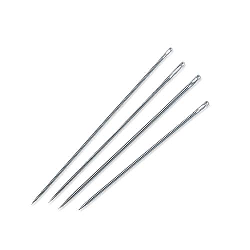 Dritz 128 Deluxe Hand Needles with Needle Threader, Assorted Styles & Sizes (100-Count) - style: Deluxe Hand Needles with Needle Threader