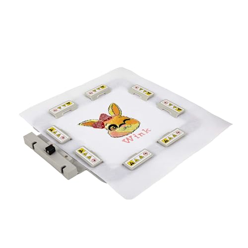 Brewland Magnetic Embroidery Hoop for Janome MC550E MC500E 5.5x5.5in - size: 5.5"x5.5"(140x140mm)-JA414MK