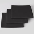 3 Pieces 18 x 21 Inches Cotton Fabric Precut Quilting Fabric Bundles Solid Colors Layer Cakes Quilt Material for DIY Craft Sewing Embroidery (Black) - color: Black