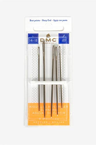 DMC 1769-18 Darners Hand Needles, 6-Pack, Size 18