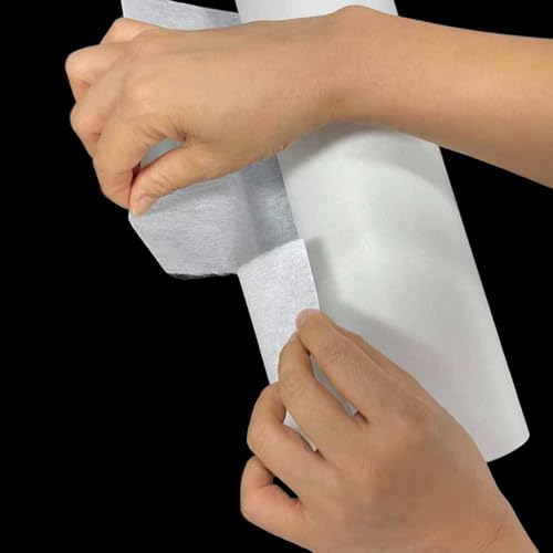 1.7oz Cut Away Stabilizer for Machine Embroidery Precut 12" X 50yd - size: 12" x 50 yards roll
