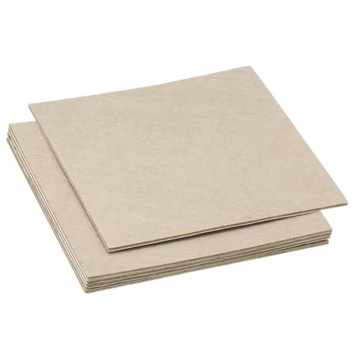 PATIKIL 6x6 Inch Lamp Base Felt, 5Pack 2mm Thickness Square Felt Furniture Pad Soft Adhesive Non-Slip Anti-Scratch Backed Felt for Lamp Furniture DIY Craft, Beige - color: Beige, size: 6x6 Inch