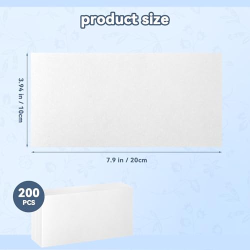 Norme Caps and Hats Tearaway Embroidery Stabilizer 200 Precut 4" x 8"