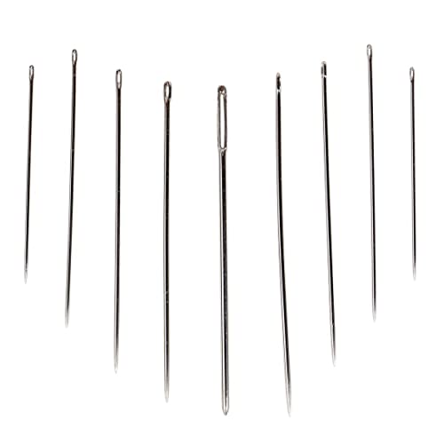 SINGER 07370 Hand Sewing Needles in Compact with Needle Threader, Assorted Sizes, 30-Count,