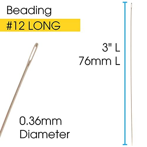 The Beadsmith Extra Long Beading Needles