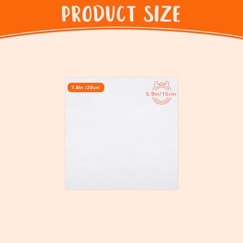 10 PCS White Cotton Embroidery Fabric Cloth (7.8 × 7.8 Inch) - size: 7.8 × 7.8 Inch