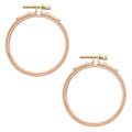 Mormchlots 2Pcs 3 Inch Wood Embroidery Hoops - size: 3 inch