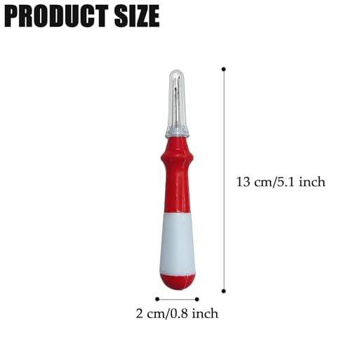 GDMINLO 3 Pieces Ergonomic Grip Seam Ripper, Colorful Large Thread Remover for Sewing Crafting Removing Embroidery Hems and Seams
