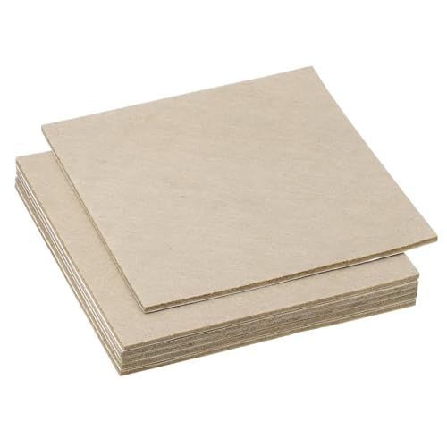 PATIKIL 10x10 Inch Lamp Base Felt, 6Pcs 3mm Thickness Square Felt Furniture Pad Soft Adhesive Non-Slip Anti-Scratch Backed Felt for Lamp Furniture DIY Craft, Beige - color: Beige, size: 10x10 Inch