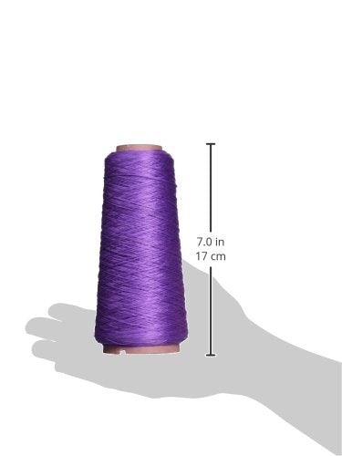 DMC Six Strand Embroidery Cotton 100 Gram Cone, Violet - color: Violet