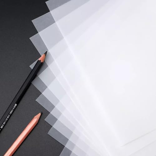 Tracing Paper Pad, 100 Sheets 8.5x11 Inch Translucent Drawing Paper - size: A4