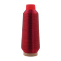 Mandala Crafts Metallic Burgundy Embroidery Floss for Sewing, 3281 YD Spool - color: Burgundy, size: 3000M 3281 Yard