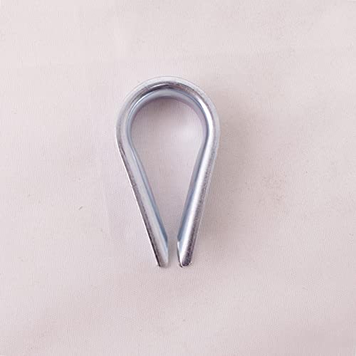 Wire Rope Thimble, for Wire Rope Dia. 5/16 in, Carbon Steel,(5/16" 25PCS) - size: 5/16”