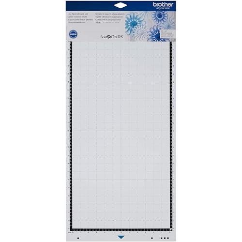 Brother ScanNCut DX Mat CADXMATLOW24, Large 12" x 24" Low Tack Adhesive for Thin and Delicate Materials, Replacement Accessory - style: 12" x 24" Low Tack