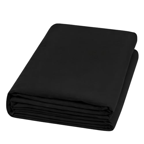 100% Cotton Fabric by The Yard, 59 Inch x 10 Yards Black - color: Black, size: 10 YARDS