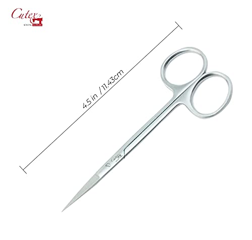 Cutex 4-1/2" Fine Narrow Tip Embroidery Scissors/Thread Trimmers - color: Fine Narrow Tip