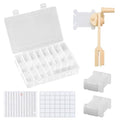 Embroidery Floss Organizer with 24 Compartments